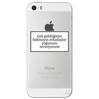 Iphone 5 Kılıf HD Yazı Baskılı Silikon Arka Kapak - Yazı 15