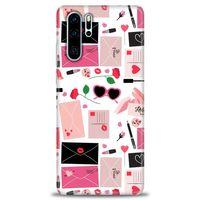 Huawei P30 Pro Kılıf HD Baskılı Kılıf - Je Taime + Tam Ekran Koruyucu