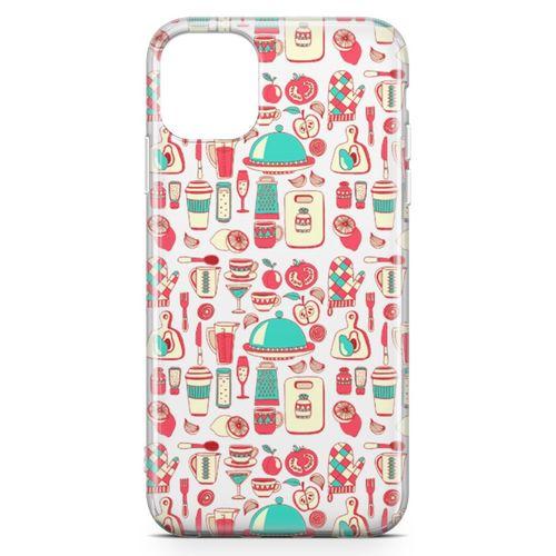 Apple iPhone 11 Pro Kılıf Sofra Mutfak Arka Kapak Koruma Desenli Full Koruyucu