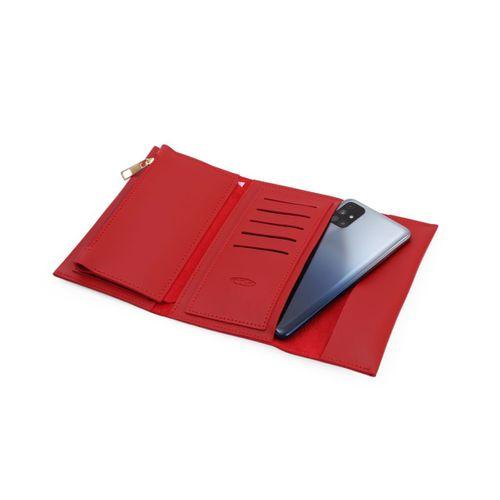 PRS Kadın Cüzdan Soft Dokulu Yumuşak Deri Cep Telefon ve Para Bölmeli Bayan Kartlık Yağmur Model