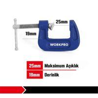 WORKPRO WP232016 25mm G Tipi İşkence