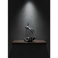 Gri El İnsan Figürü Minimal Ve Anlamlı Dekoratif Biblo Modern Ev Dekorasyonu