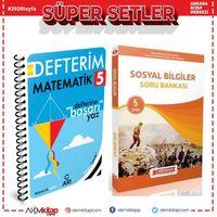 Arı Yayıncılık 5. Sınıf Matematik Defteri Matemito ve Referans Sosyal Bilgiler Soru Bankası Seti 2 Kitap