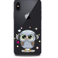 Zoologix (71) Apple iPhone XS Şeffaf Kılıf Silikon Desenli