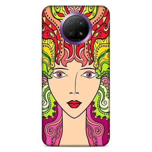 Lopard Xiaomi Redmi Note 9 5g Uyumlu Kılıf Sürreal Yüzler ♀ (42) Rugged Armor Kılıf Desenli