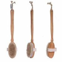 Organik Doğal At Kılı Banyo Fırçası