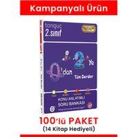 0'dan 2'ye Konu Anlatımlı Soru Bankası 100' li Paket (14 Kitap Hediyeli)