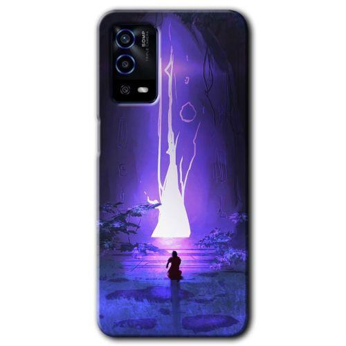 OPPO Oppo A55 Kılıf HD Desen Baskılı Arka Kapak - Wanderer Silhouette