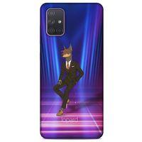 Samsung Galaxy A71 Kılıf FunnyMaX (44) Tough Armor Kılıf Fuşya Doberman