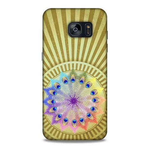 Samsung Galaxy S7 Edge Kılıf Desenli Özel Seri Tüyler (27) Tasarımlı Kılıf