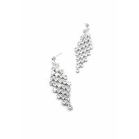 Zirkon Taşlı Küpe - Gümüş