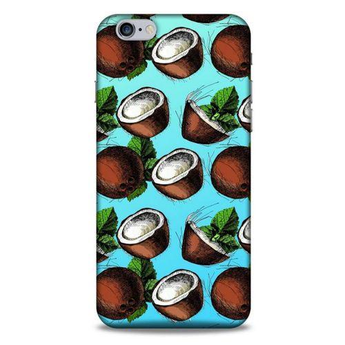 Frutix Hindistan Cevizi 02 Apple Iphone 6 Plus Kılıf Desenli Silikon