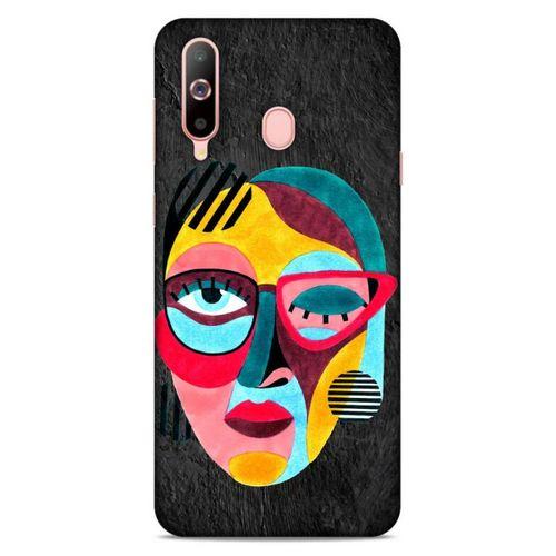 Lopard Samsung Galaxy A60 Uyumlu Kılıf Sürreal Yüzler ♀ (11) Tam Koruma Baskılı