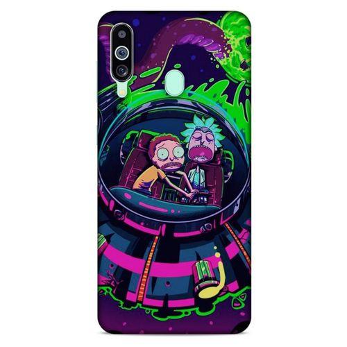 Samsung Galaxy M40 Uyumlu Kılıf Rick And Morty (30) Silicone Case Doofus Rick