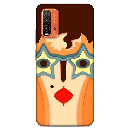 Lopard Xiaomi Redmi 9T Uyumlu Kılıf Soyut Sanat (2) Desenli Kabı
