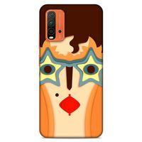 Lopard Xiaomi Redmi 9T Uyumlu Kılıf Soyut Sanat (2) Desenli Kabı