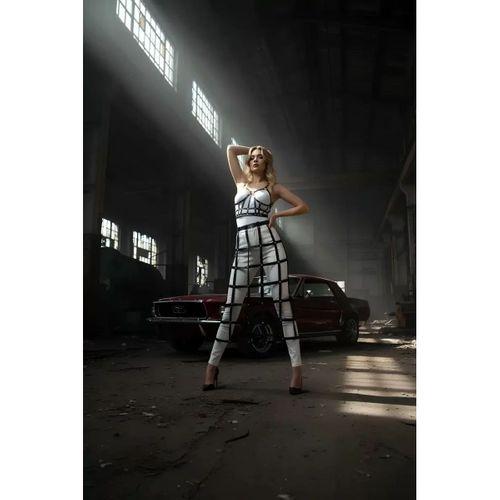 Deri Etek Ve Deri Göğüs Harness Takım, Cosplaywear - Brf1013