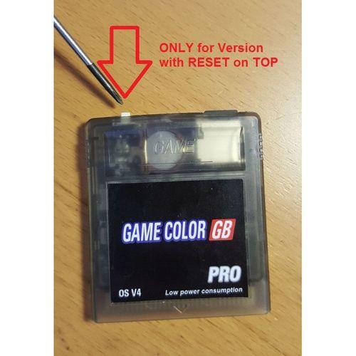 _Game Color GB Pro V4_ - 5147992 için Game Boy Kartı Kabuğu