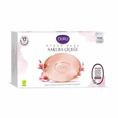 Duru Hydro Pure Sakura Çiçeği Kalıp Sabun 3 X 150 Gr