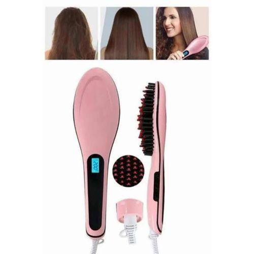 Saç Düzleştirici Tarak Dijital Göstergeli Seramik Kaplama Sıkı Dişli