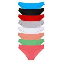 8 Adet Süper Eko Set Likralı Kadın Slip Külot Set 6