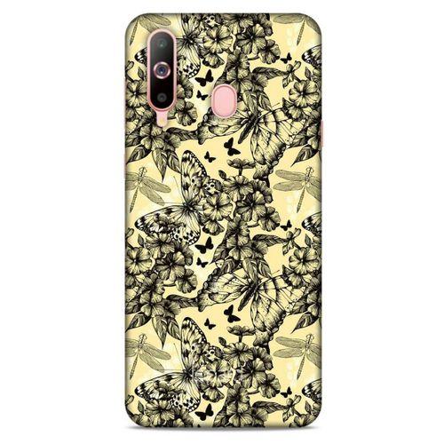 Samsung Galaxy A60 Kılıf Kelebek Etkisi (34) Slim Armor Kılıf Karışık Renkli