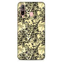 Samsung Galaxy A60 Kılıf Kelebek Etkisi (34) Slim Armor Kılıf Karışık Renkli