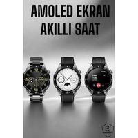 Akıllı Saat Metal Kordonlu Gps Ve Nfc Uyumlu Arama Cevaplayan
