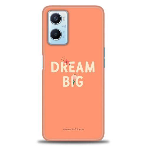 Oppo A96 4G Kılıf HD Baskılı Kılıf - Dream Big + Tam Ekran Koruyucu