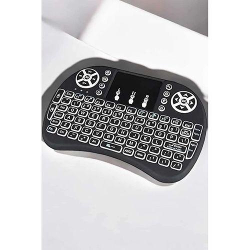 Işıklı Kablosuz Mini Q Klavye Tüm Cihazlara Uyumlu