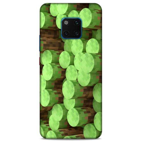 Lopard Huawei Mate 20 Pro Uyumlu Kılıf PiXel (8) Baskılı Kılıf Yeşiller