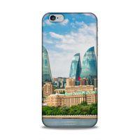 Apple Iphone 6S Uyumlu Kılıf Azarbaijan (4) Koruma Kılıfı Alev Kuleleri