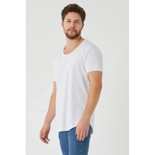 Erkek Pis yaka Oval Kesim Basic T-Shirt