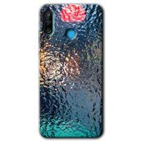Huawei P30 Lite Kılıf Baskılı Kapak - Blur Cam + 5D Tam Kaplayan Cam