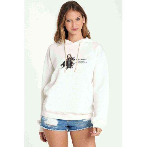 Riverdale Riverdale Girls Baskılı Beyaz Kadın Kapşonlu Sweatshirt