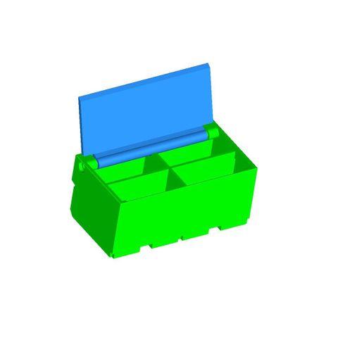 Modüler Breadboard Kit V2 - Kapaklı Küçük Çift Kutu Modülü (Adım Dosyası ile) - 3716154