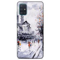 Cityx (22) Samsung Galaxy A51 Kılıf Silikon Kapak Desenli