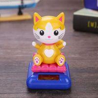 Güneş Enerjili Solar Sallanan Kedi