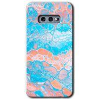 Galaxy S10e Kılıf HD Desen Baskılı Arka Kapak - Bubbles 1 + Kırılmaz Cam