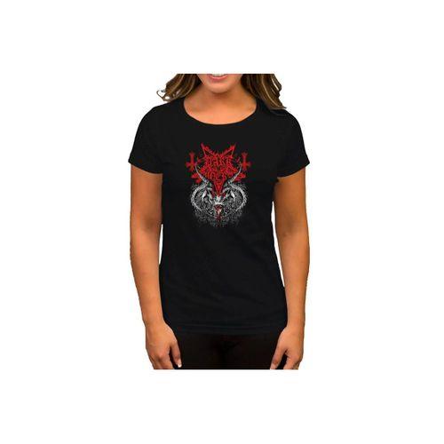 Dark Funeral Demon Head Siyah Kadın Tişört