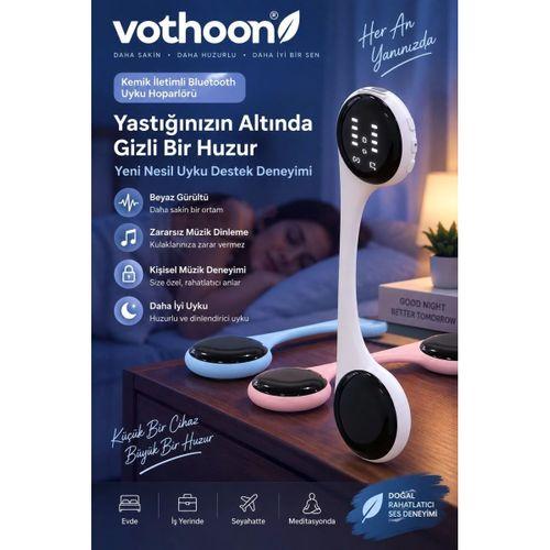 Taşınabilir Rahatlatıcı Uyku Ve Doğa Sesleri Cihazı – Yağmur, Dalga, Ninni Ve Doğal Sesler Pembe