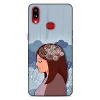 Samsung Galaxy A10s Kılıf Depresyon (30) Silicone Case Şeker Pembe Sarı