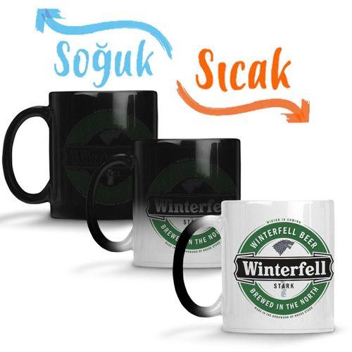 Game Of Thrones Winterfell Beer Sihirli Kupa Bardak Porselen