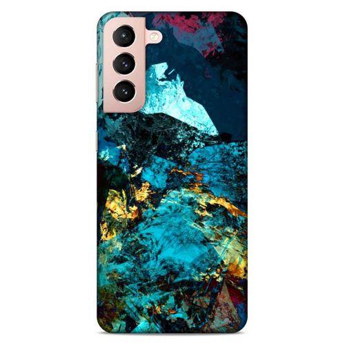 Lopard Samsung Galaxy S21 Uyumlu Kılıf Soyut Sanat (40) Desenli Fit Silikon Kılıf