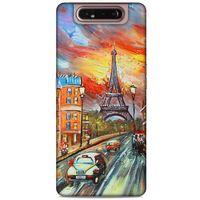 Cityx (27) Samsung Galaxy A80 Kılıf Silikon Kapak Desenli