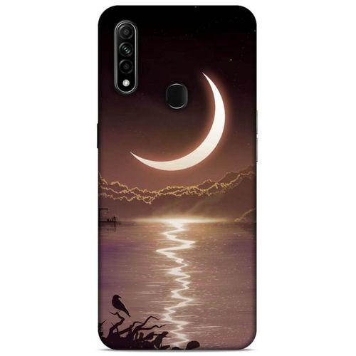 Lopard Oppo A31 Uyumlu Kılıf Gece'S (34) Slim Armor Kılıf Kırmızı Gece