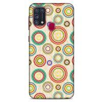 Samsung Galaxy M31 Kılıf Pastel Renkler (41) Tank Kılıf Bej Yeşil