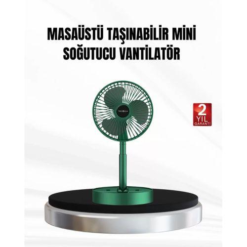 Şarjlı Mini Fan Katlanabilir 3 Hız Ayarlı Taşınabilir Tasarımlı
