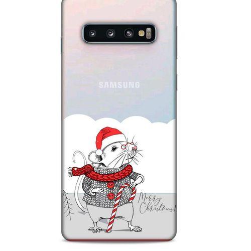 Zoologix (36) Samsung Galaxy S10 Şeffaf Kılıf Silikon Desenli
