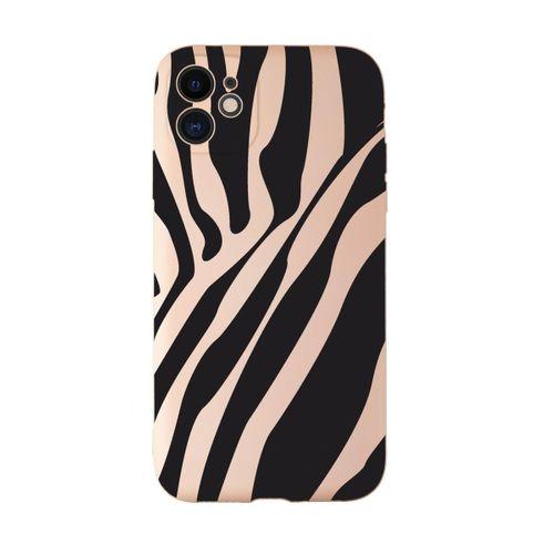 iPhone 11 Uyumlu Zebra Desenli Kamera Korumalı Lansman Kılıf Premium Silikonlu